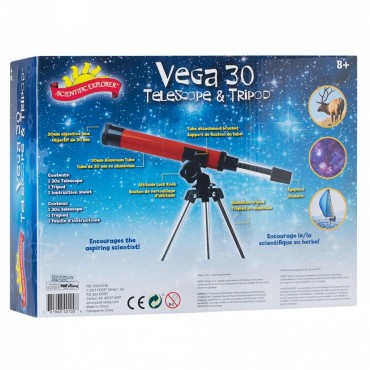 Scientific Explorer Vega 30 Telescope and Tripod